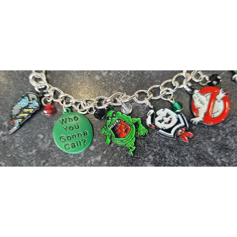 NWOT Ghostbusters Inspired Multi-Colored Charm Bracelet
